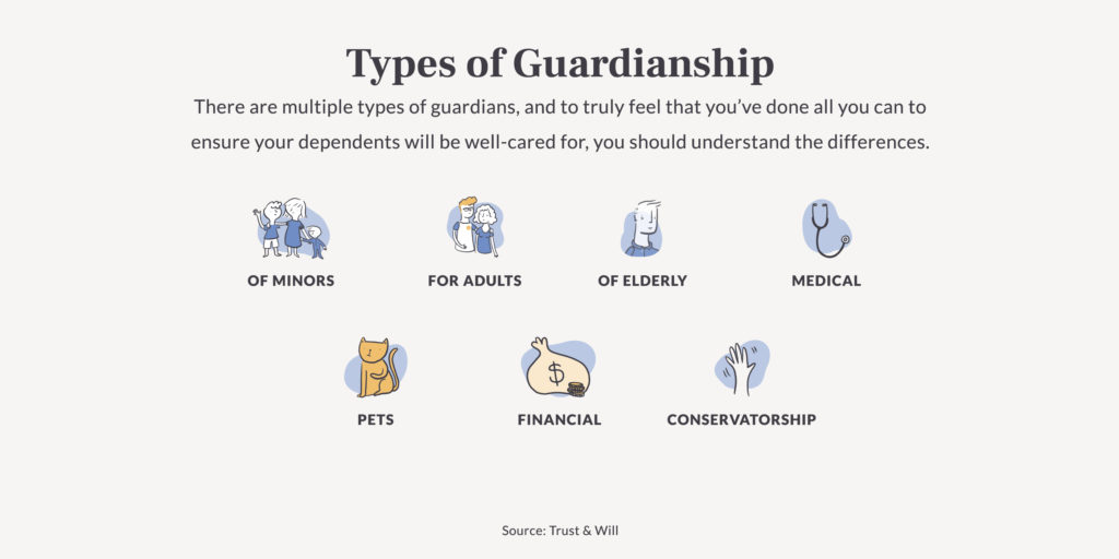 What is guardian law in U.S and how many types of Guardianship in the U.S?